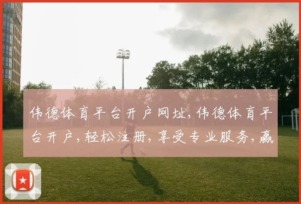 伟德体育平台开户网址,伟德体育平台开户,轻松注册,享受专业服务,赢取丰厚回报,一网打尽